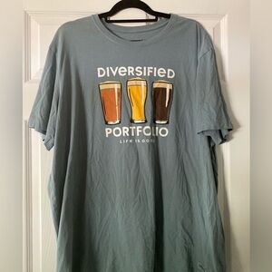 Life is good Beer t shirt